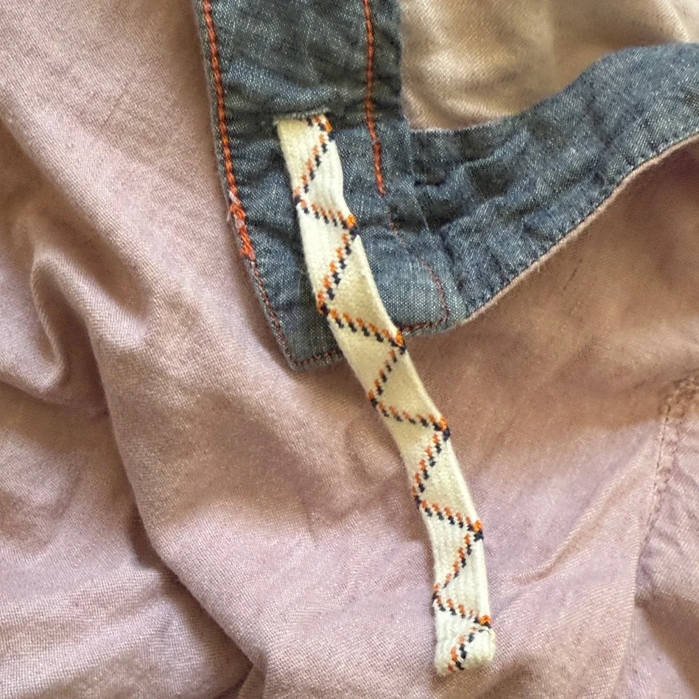Faherty Light Pink Linen Shorts